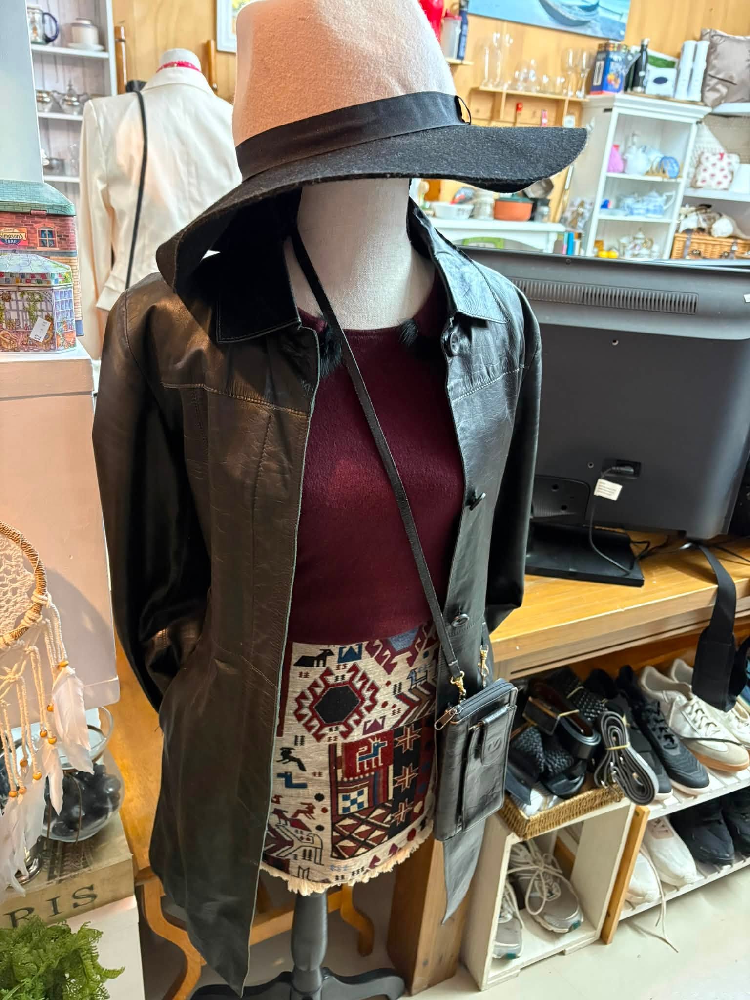 Vintage and old-tech finds are in store at Coastal Treasures, including corded telephones, toys, homewares, clothing and a Barbie Dreamhouse priced at $80.