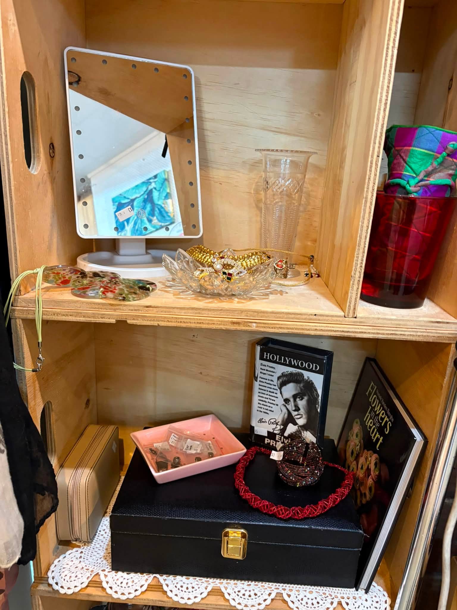 Vintage and old-tech finds are in store at Coastal Treasures, including corded telephones, toys, homewares, clothing and a Barbie Dreamhouse priced at $80.