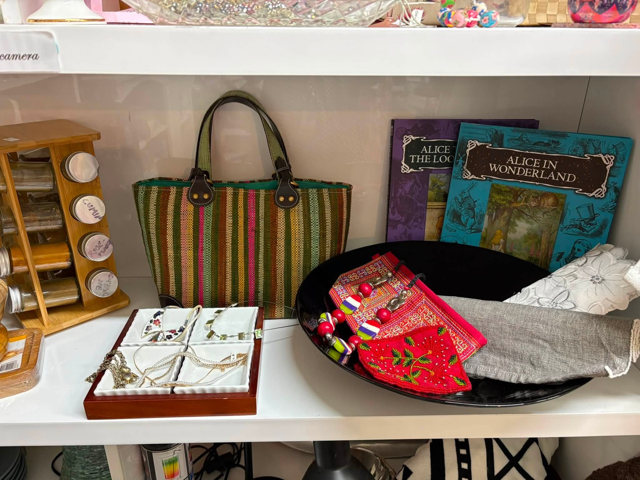 Vintage and old-tech finds are in store at Coastal Treasures, including corded telephones, toys, homewares, clothing and a Barbie Dreamhouse priced at $80.