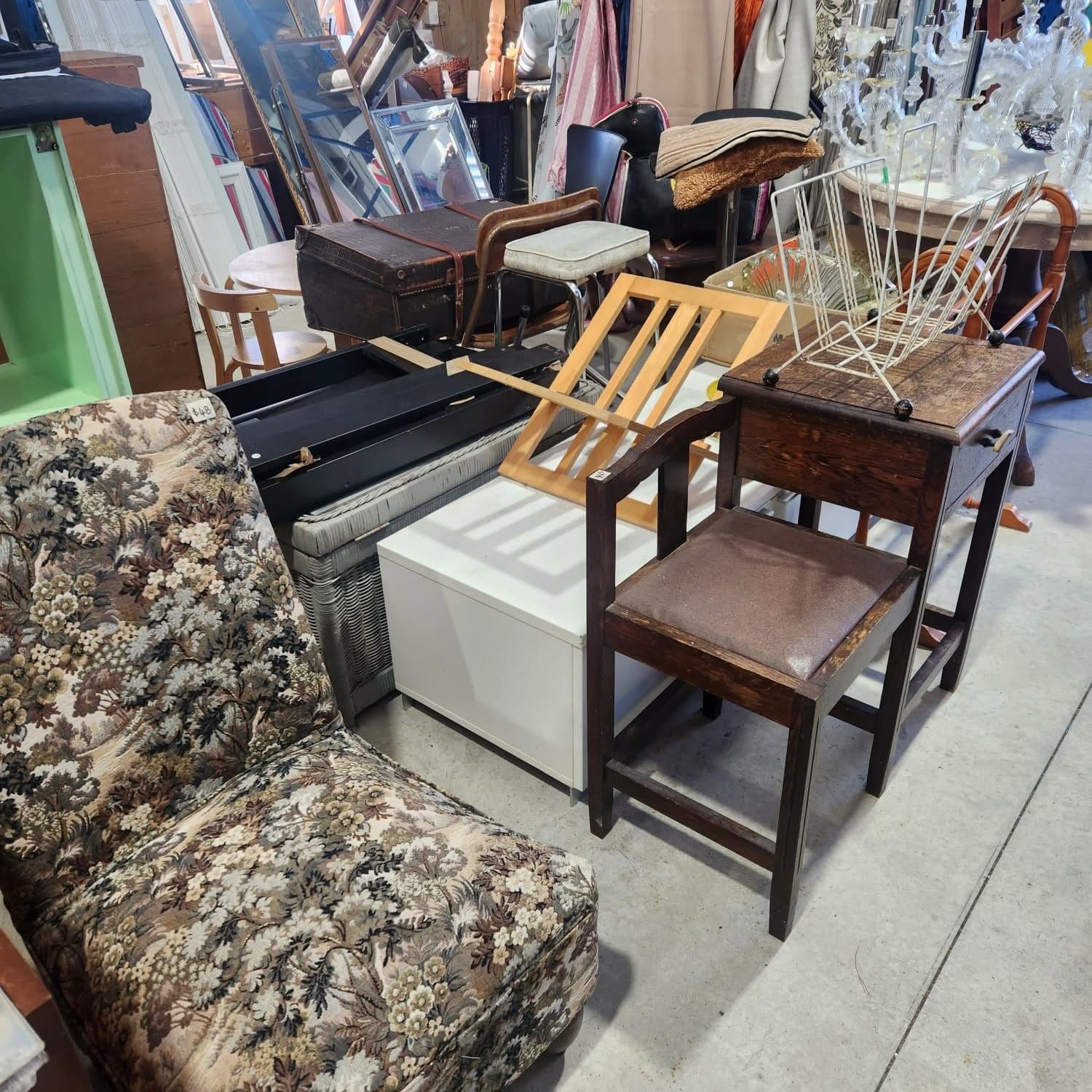 Furniture and lighting are 50% off at Less Waste Warkworth.