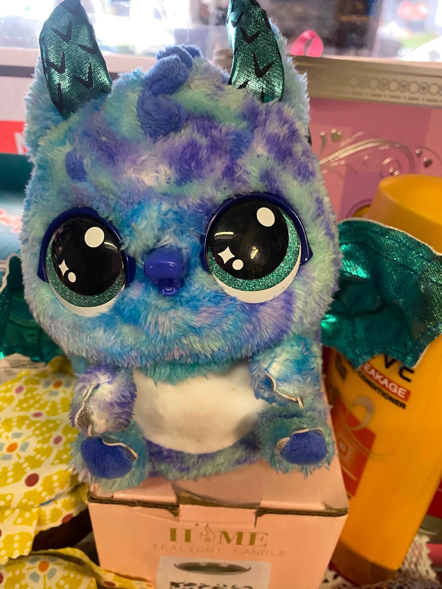 An owl toy is among the current finds at Parish Op Shop, Woombye.