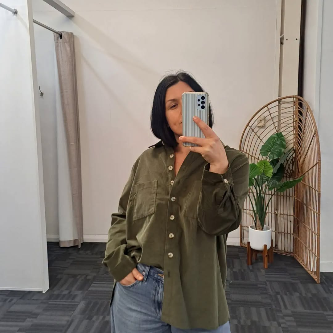 Obsessed with this new Sloane cord shacket in this khaki colorway.
Only 2 left size S & M (im wearing the M love the oversized look) even better it has a current 25% off.
Discount automatically applied at checkout.
Instore and online now
www.evolutionongladstone.co.nz