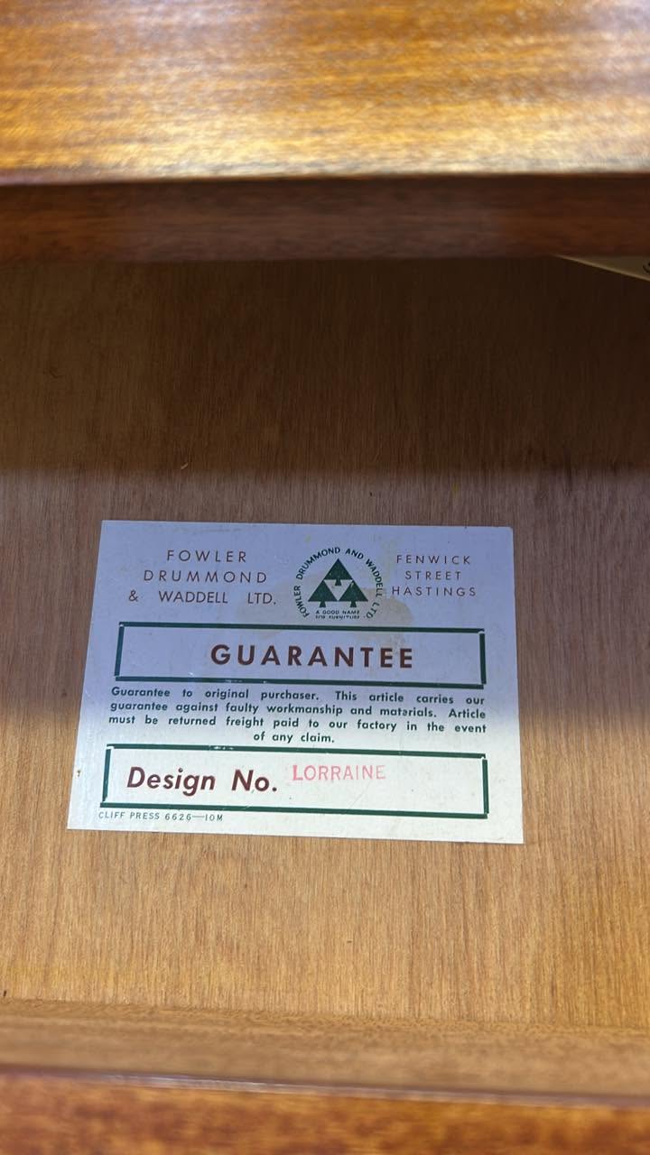 Is your name Lorraine? If it is then these stunning Mid Century NZ made “Lorraine” design upcycled bedside drawers by Fowler Drummond Waddell could be a great addition to your home…we’re open today till 5pm and then Saturday and Sunday 11am till 3pm
#midcenturyfurniture #midcentury #midcenturyinteriors #nzmade #nzmidcenturymodern #nzmidcenturyfurniture