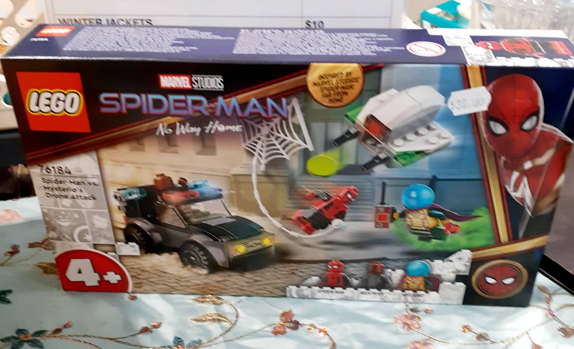 Brand-new packaged LEGO minis are still available for $3–4 at St John Waiuku Store; the larger sets have sold.