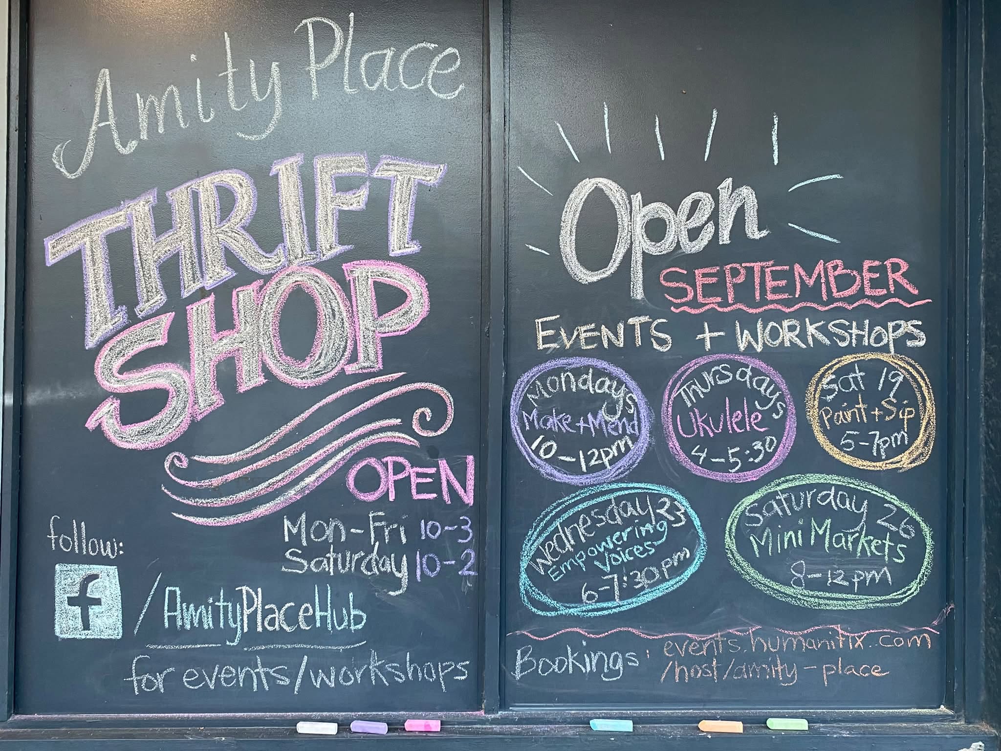 Amity Place Thrift Shop Keperra update