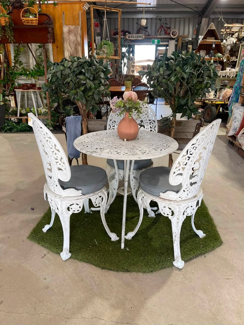 Spring displays and garden pots are in store at Helensville Zero Waste.