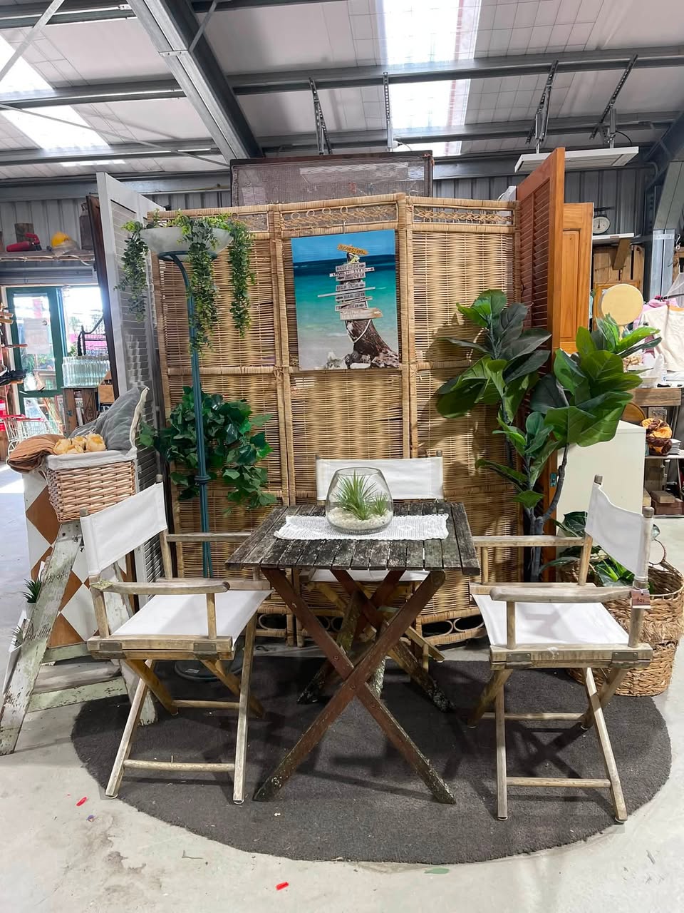 Spring displays and garden pots are in store at Helensville Zero Waste.
