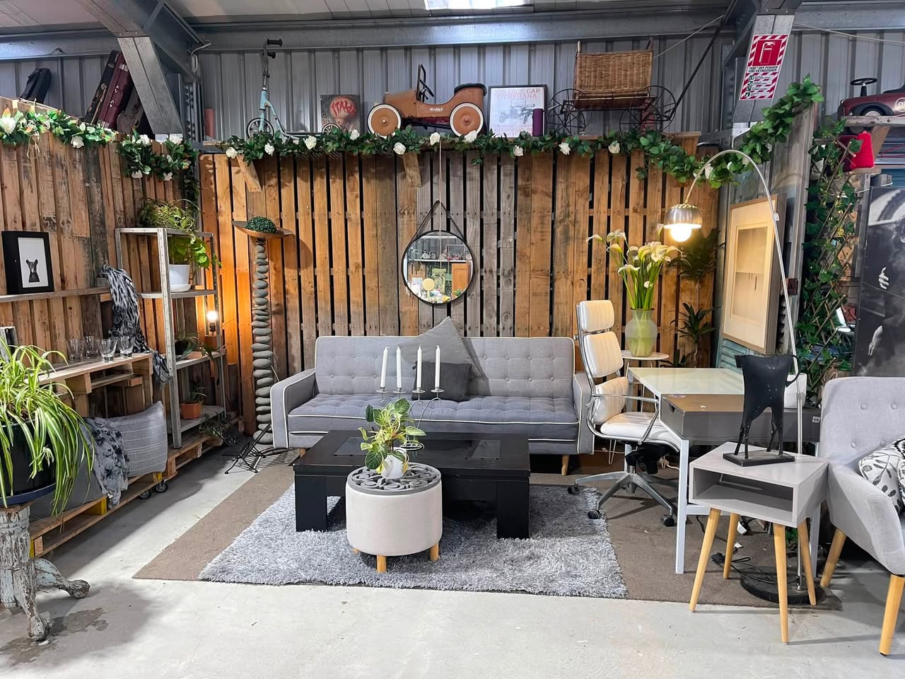 Spring displays and garden pots are in store at Helensville Zero Waste.