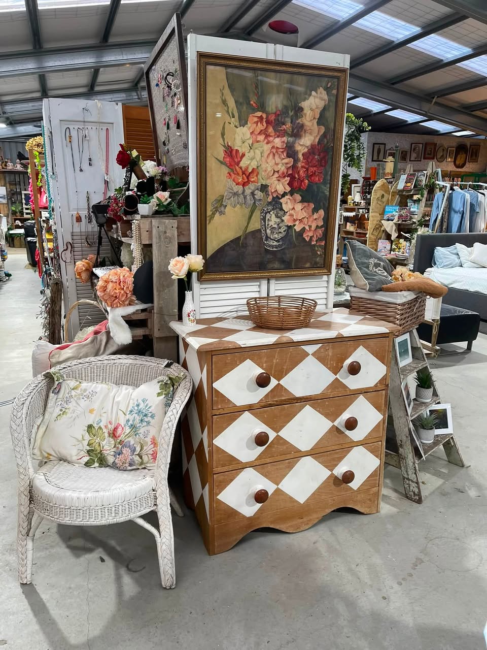 Spring displays and garden pots are in store at Helensville Zero Waste.