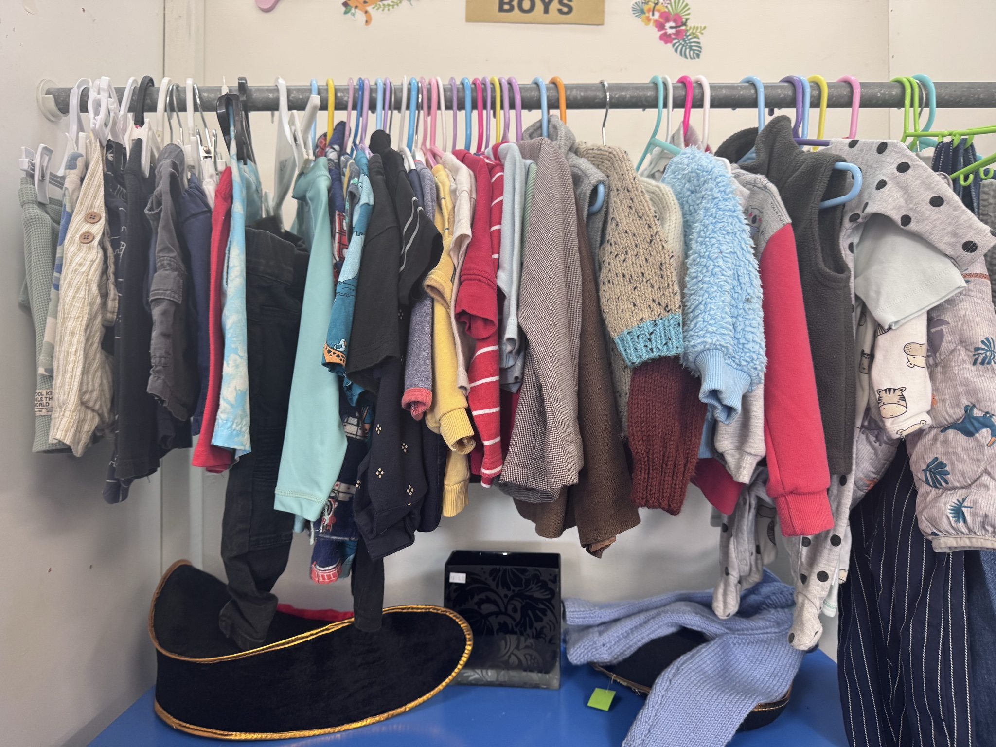 Little hidden gem with lots of baby clothes!