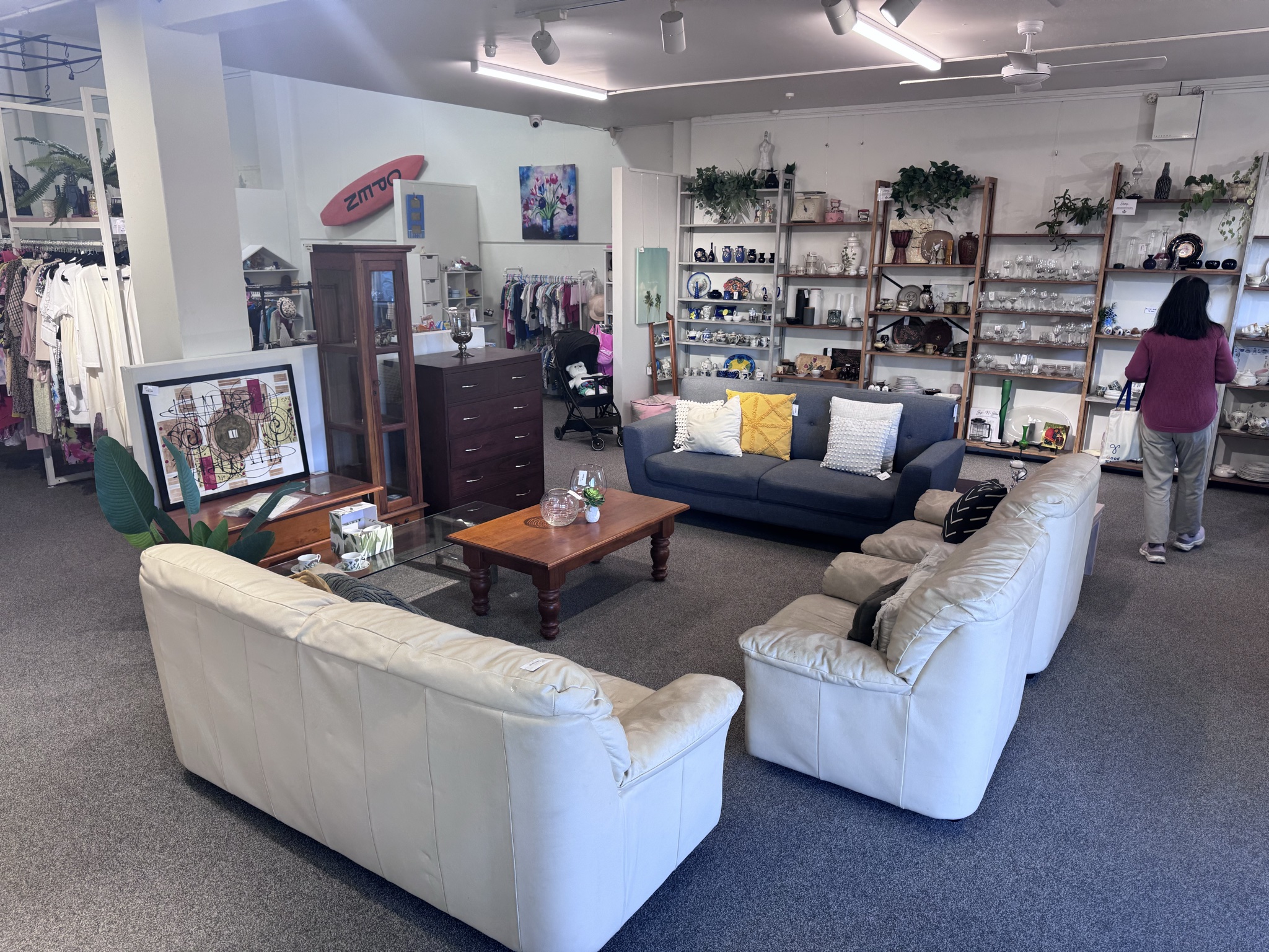 Well laid out, great labels and reasonable prices. About netball court size shop with beds and mattresses upstairs. Some great quality furniture