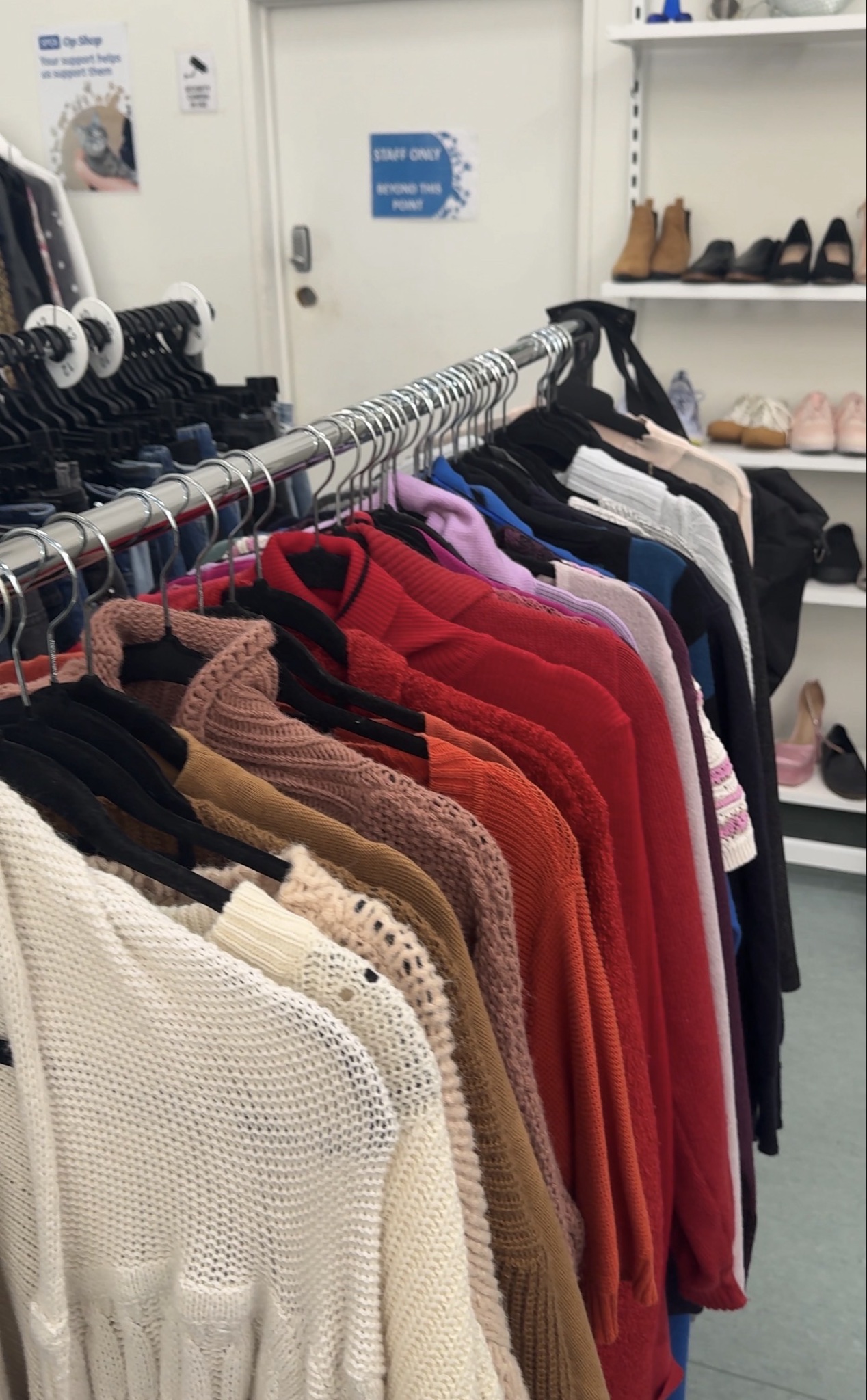 I always love this SPCA shop- today there’s an abundance of coats, beanies and cool vases that I am sure someone will love to find!