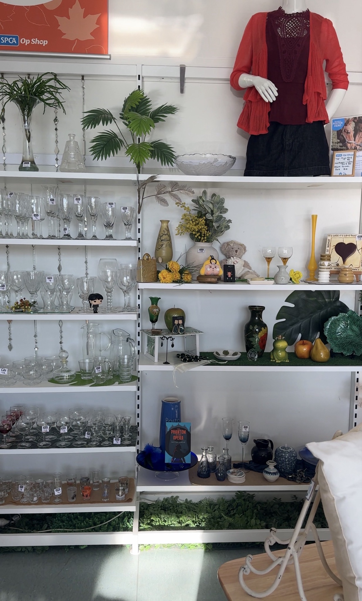 I always love this SPCA shop- today there’s an abundance of coats, beanies and cool vases that I am sure someone will love to find!