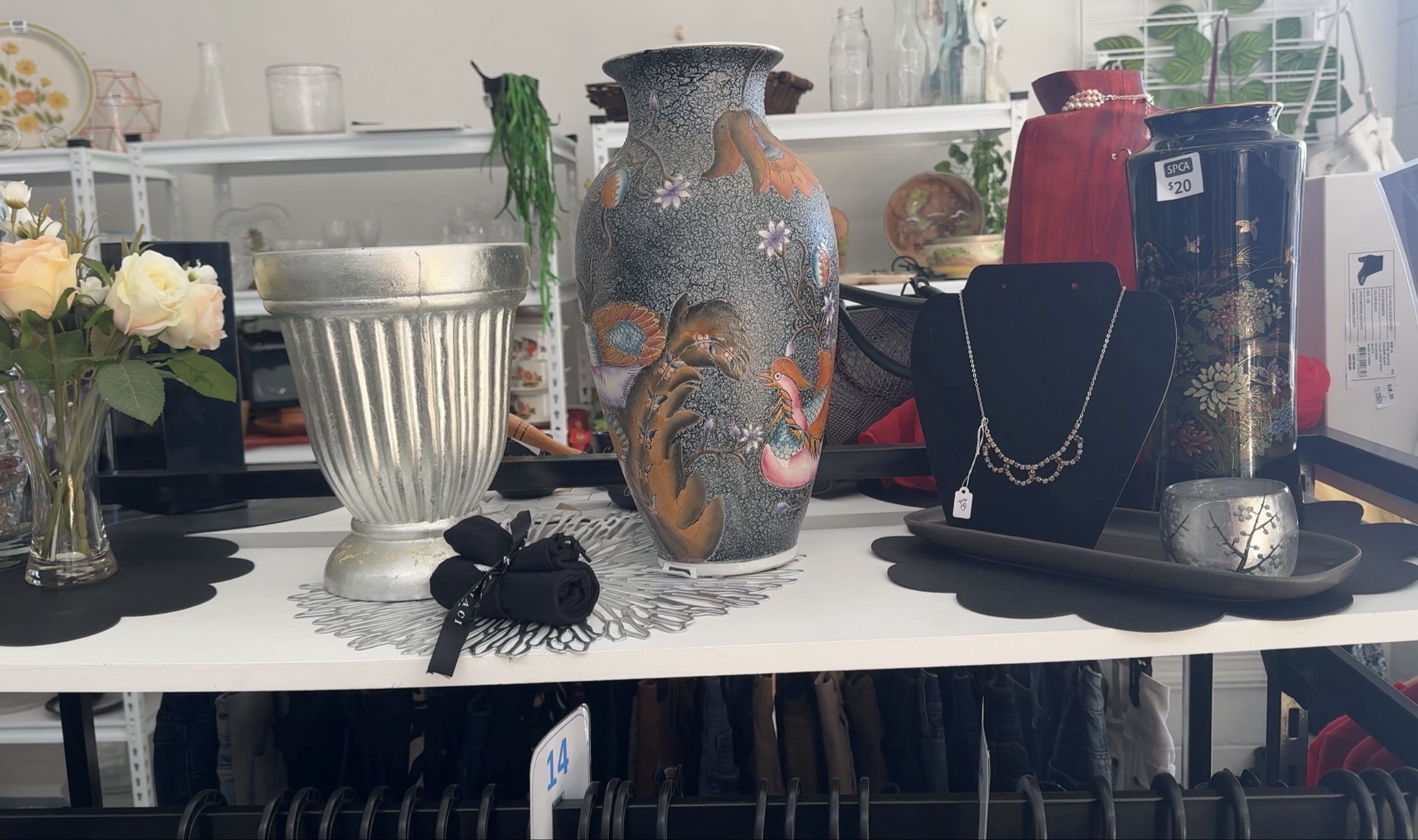 I always love this SPCA shop- today there’s an abundance of coats, beanies and cool vases that I am sure someone will love to find!