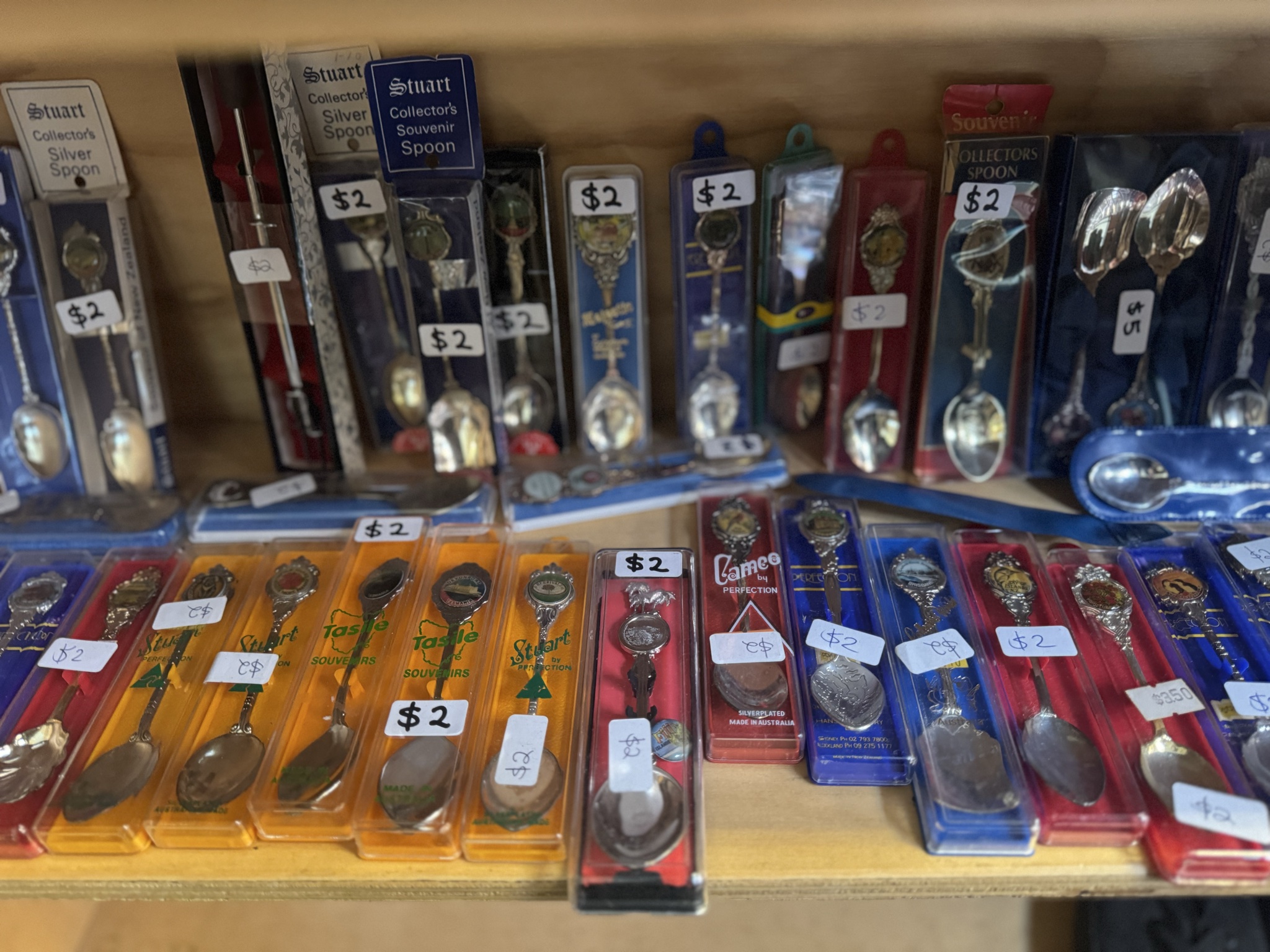 Highlights in store this week - spoons, crystal, crockery, shoes and clothes in abundance. Fill a bag sale is next week