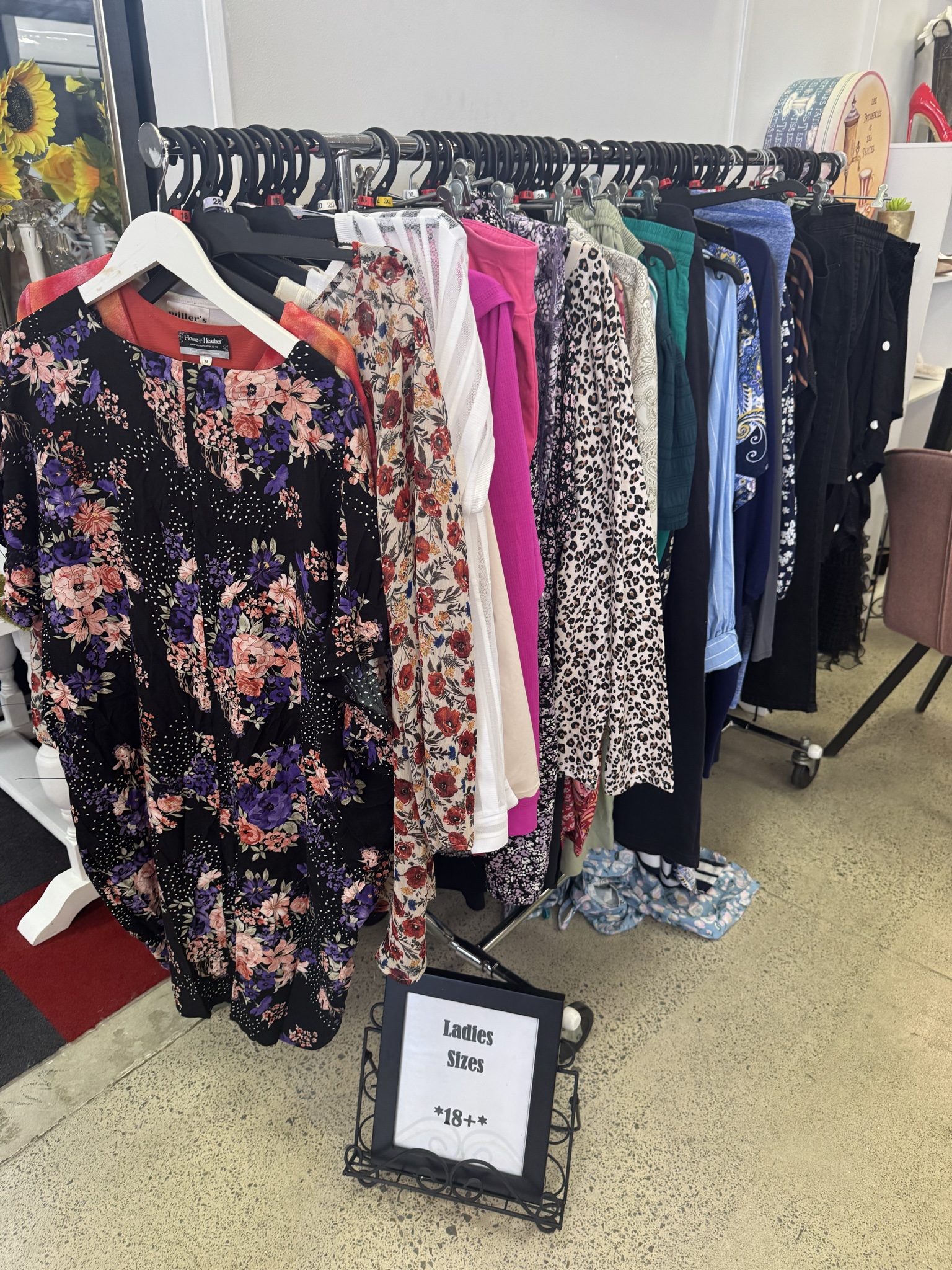 Interesting stuff spotted today: whole racks of new clearout jerseys. They organise by colour and have size coathangers, so it’s a really lovely shopping experience. Prices reasonable