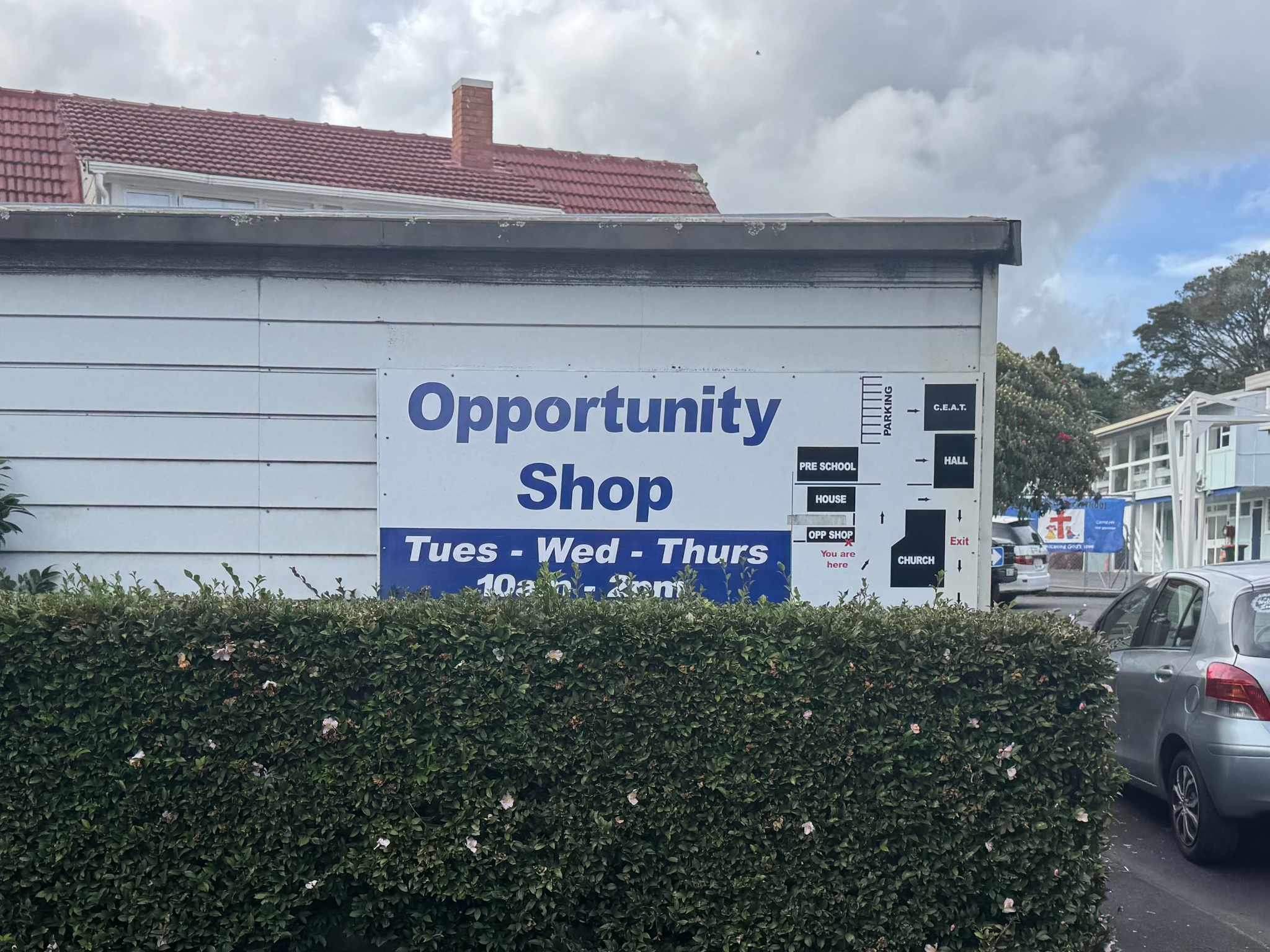 Little church store open Tues-Thurs 10-2. Very affordable