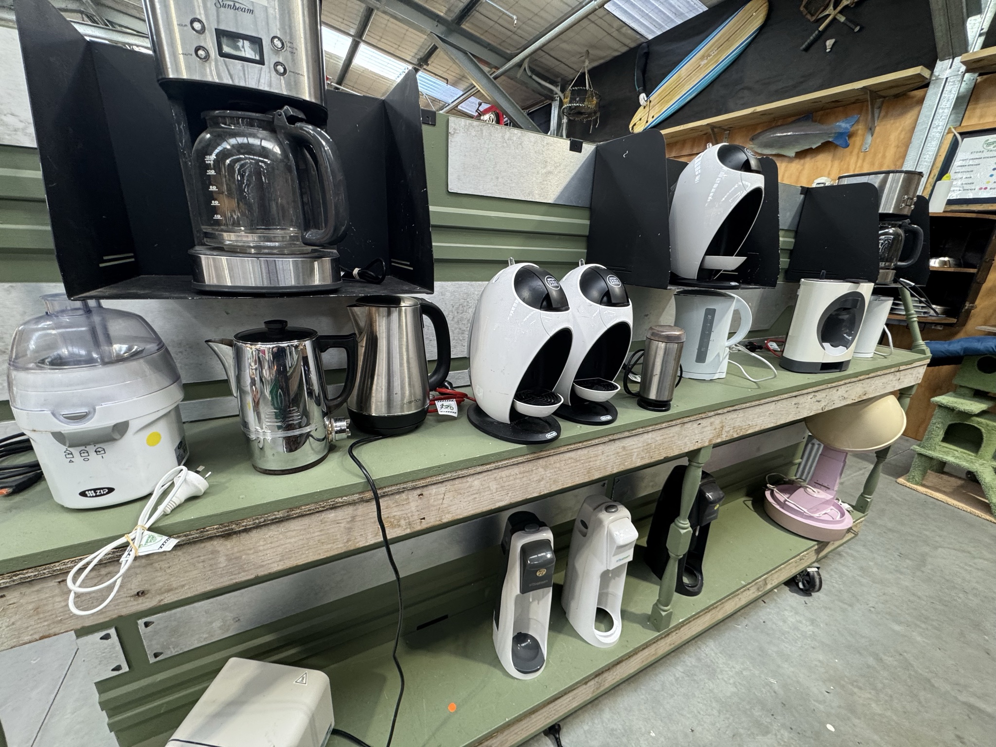 This is where to come for sports equipment, cheap furniture, artwork and apps coffee machines at bargain prices.