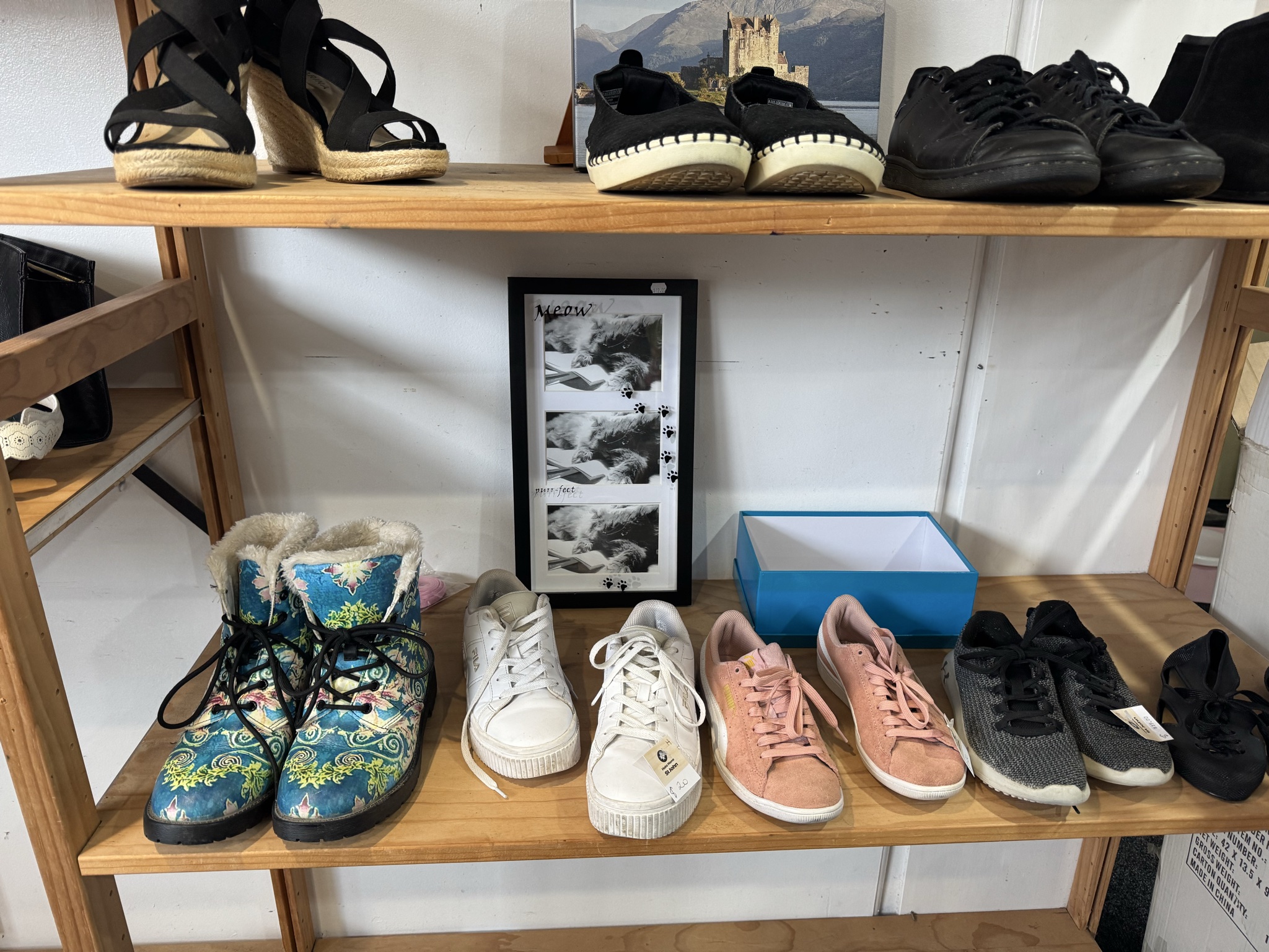 As seen in store today. This is my favourite op shop in this area for ladies & men’s clothes and where is send people for baby/kids stuff. Prices are really approachable.