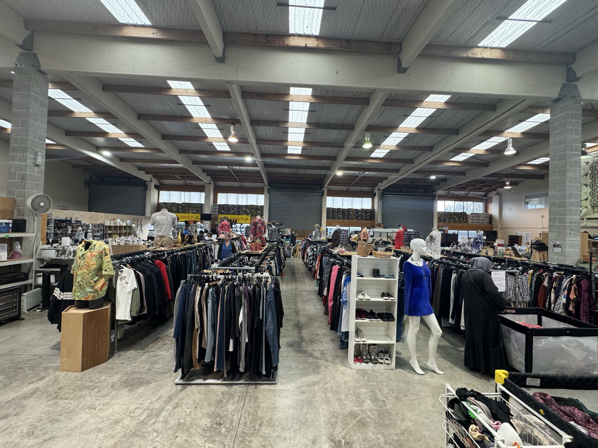 Massive store tucked in the semi industrial area, very affordable. Highlights: furniture, clothing, kids, shoes