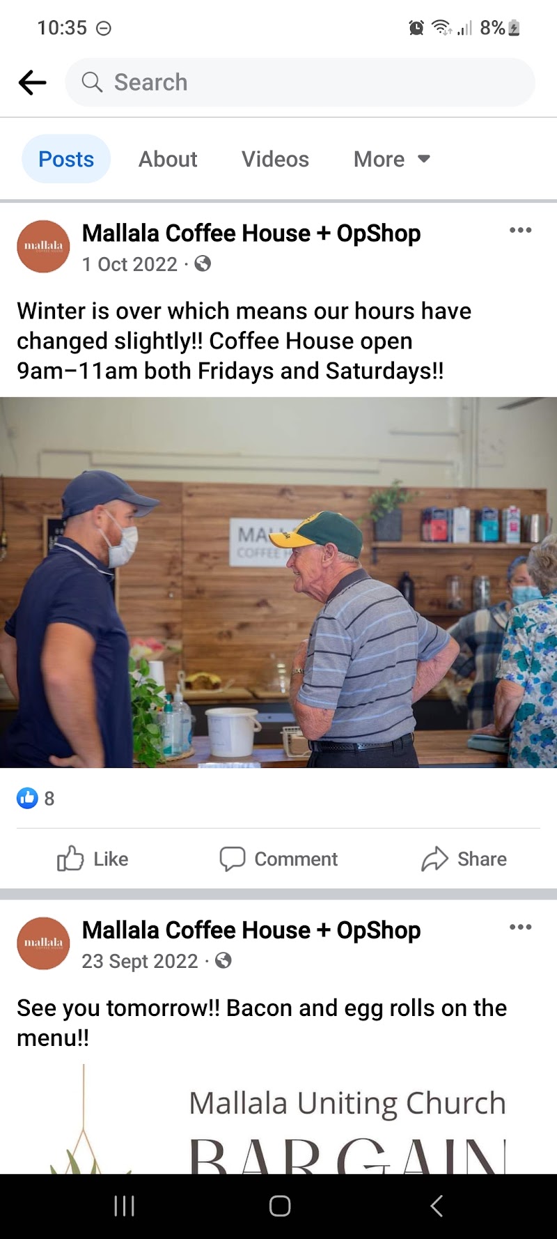 Check out Mallala Coffee House + OpShop in Mallala