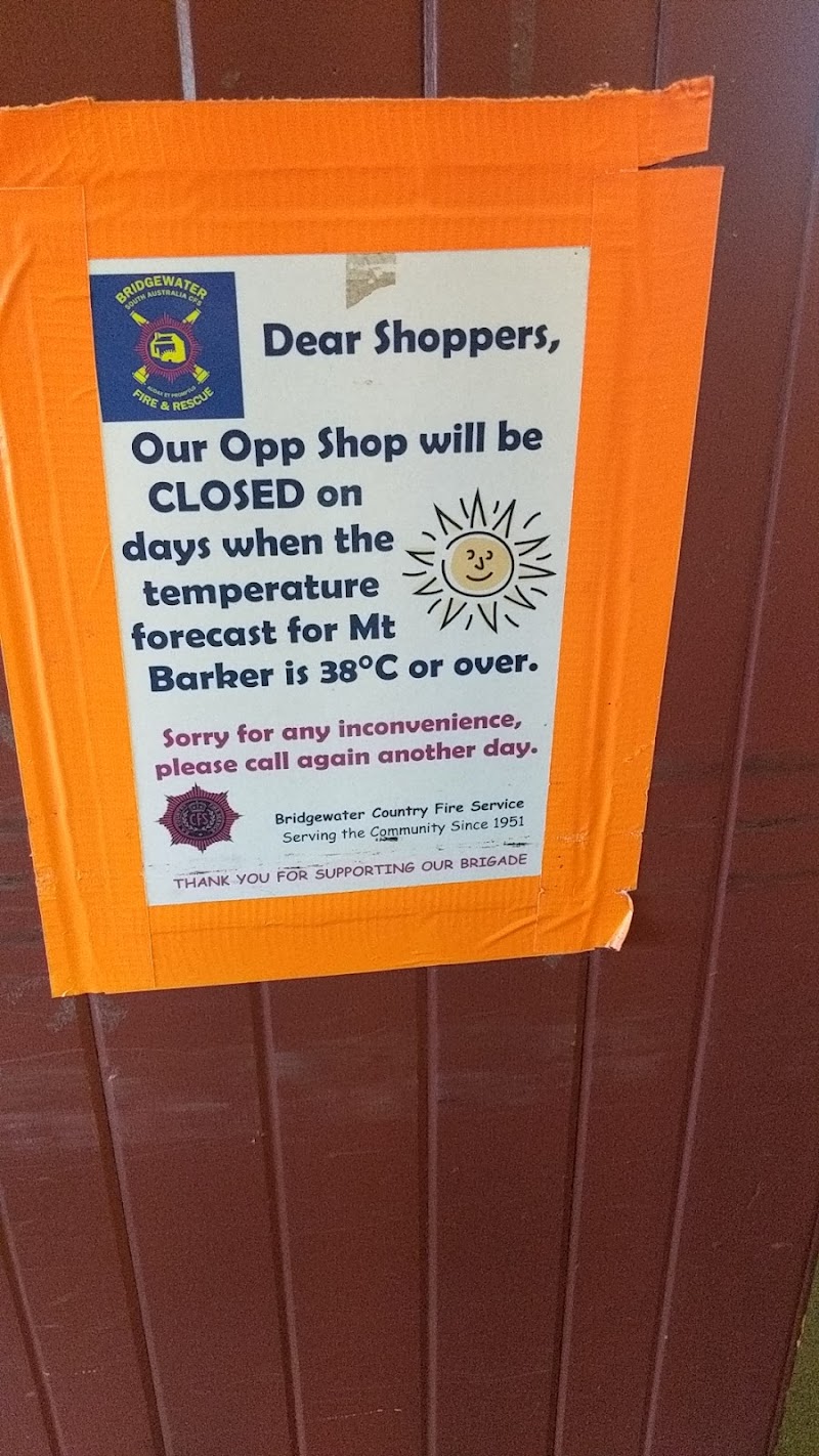 Check out Bridgewater CFS Opportunity Shop in Bridgewater