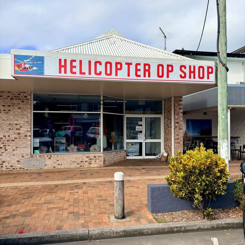 Check out Helicopter Op Shop Yamba in Yamba