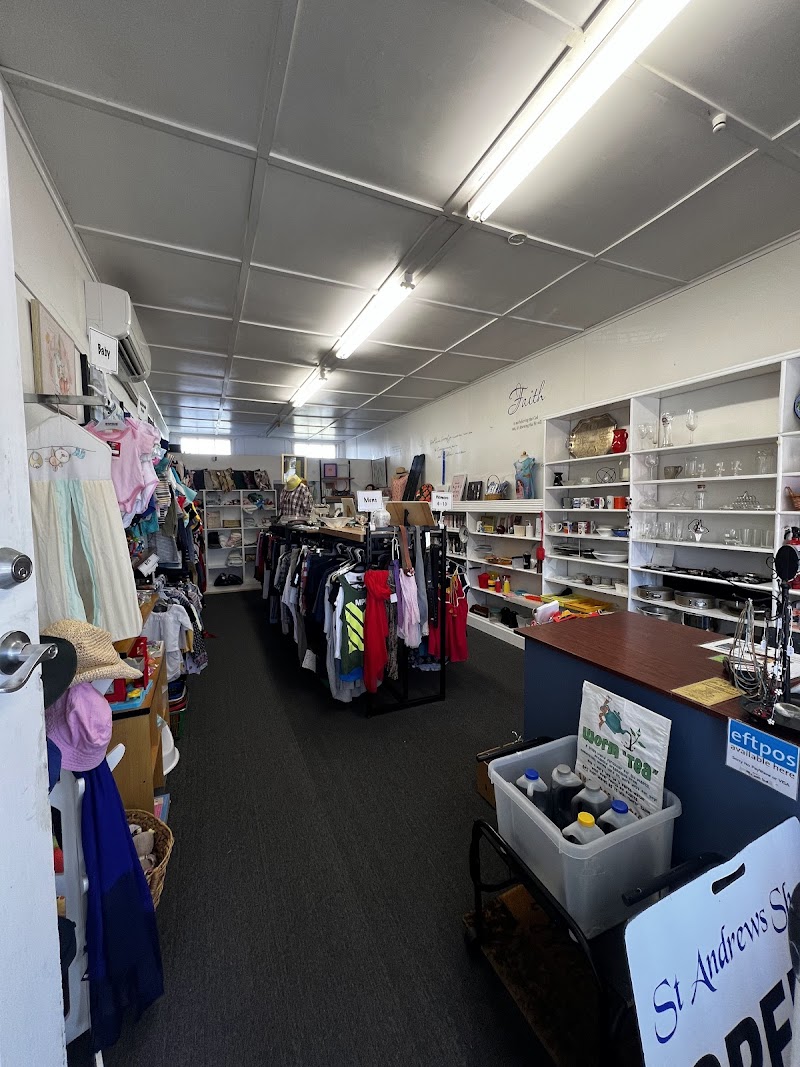 Check out St Andrews Op Shop in Te Kauwhata