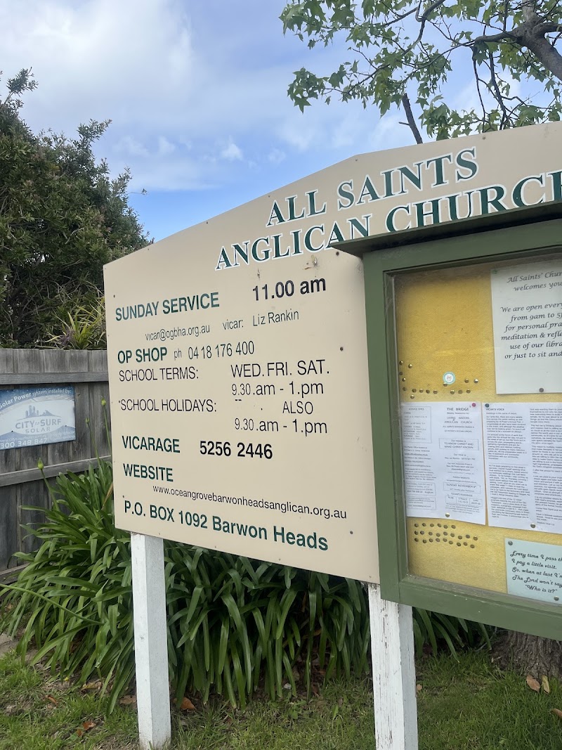 Check out All Saints’ Op Shop Barwon Heads in Barwon Heads