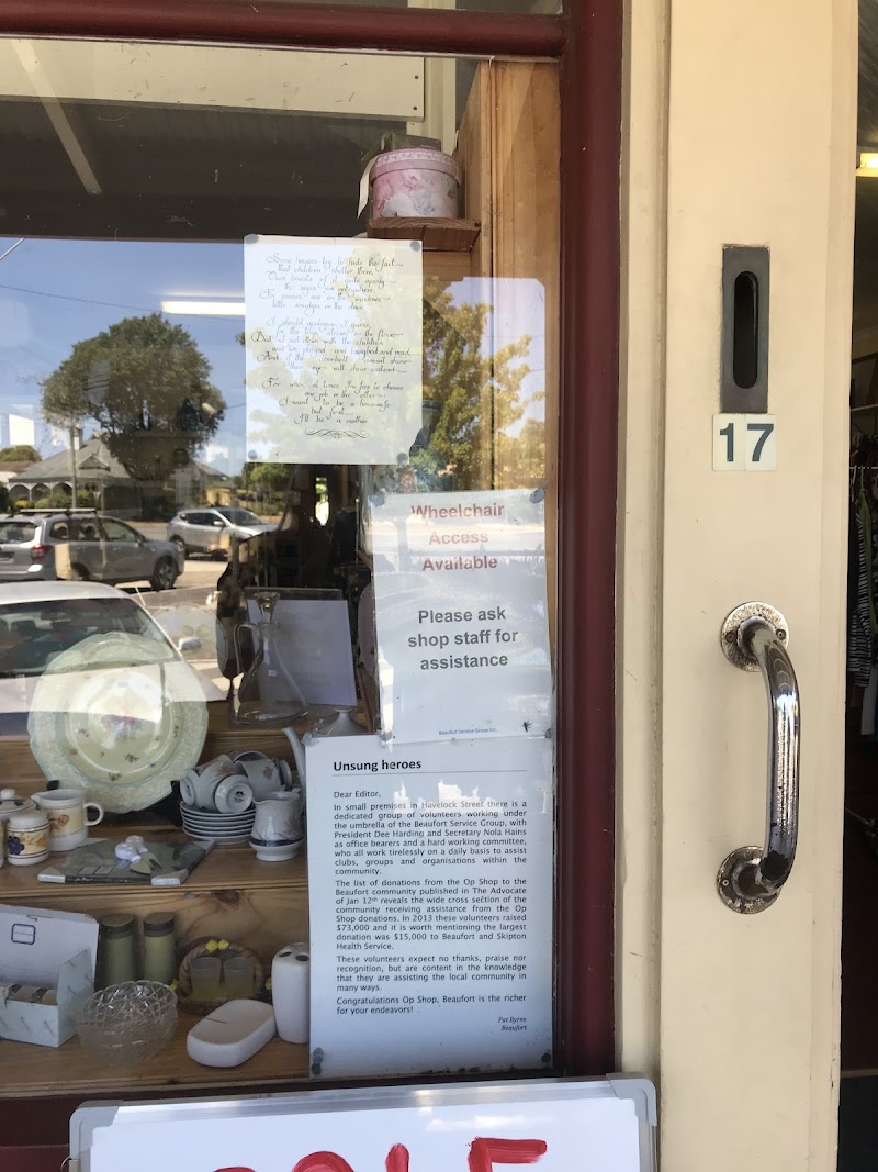 Check out Beaufort Op Shop in Beaufort