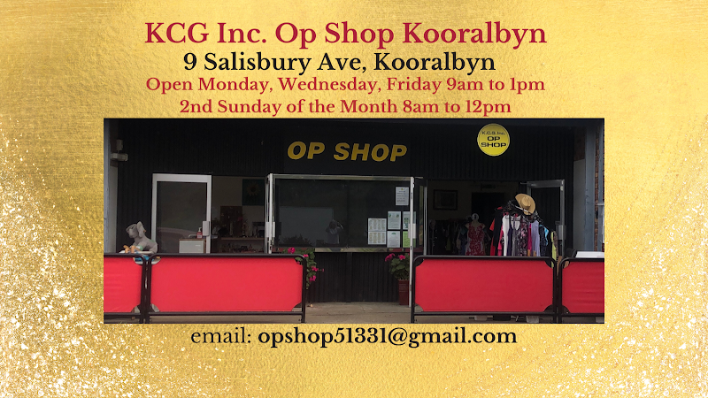 Check out KCG Inc. Op Shop Kooralbyn in Kooralbyn