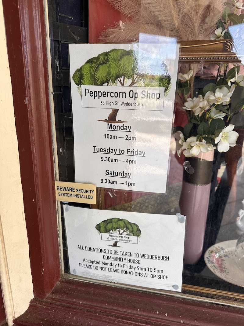 Check out Peppercorn op Shop Wedderburn in Wedderburn