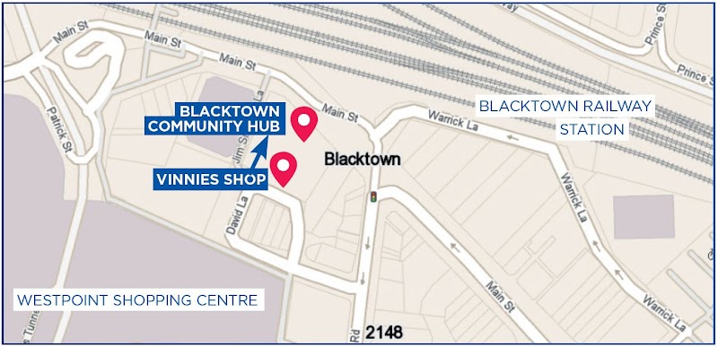 Check out St Vincent de Paul Society Harris Park Community Hub (Vinnies) in Harris Park