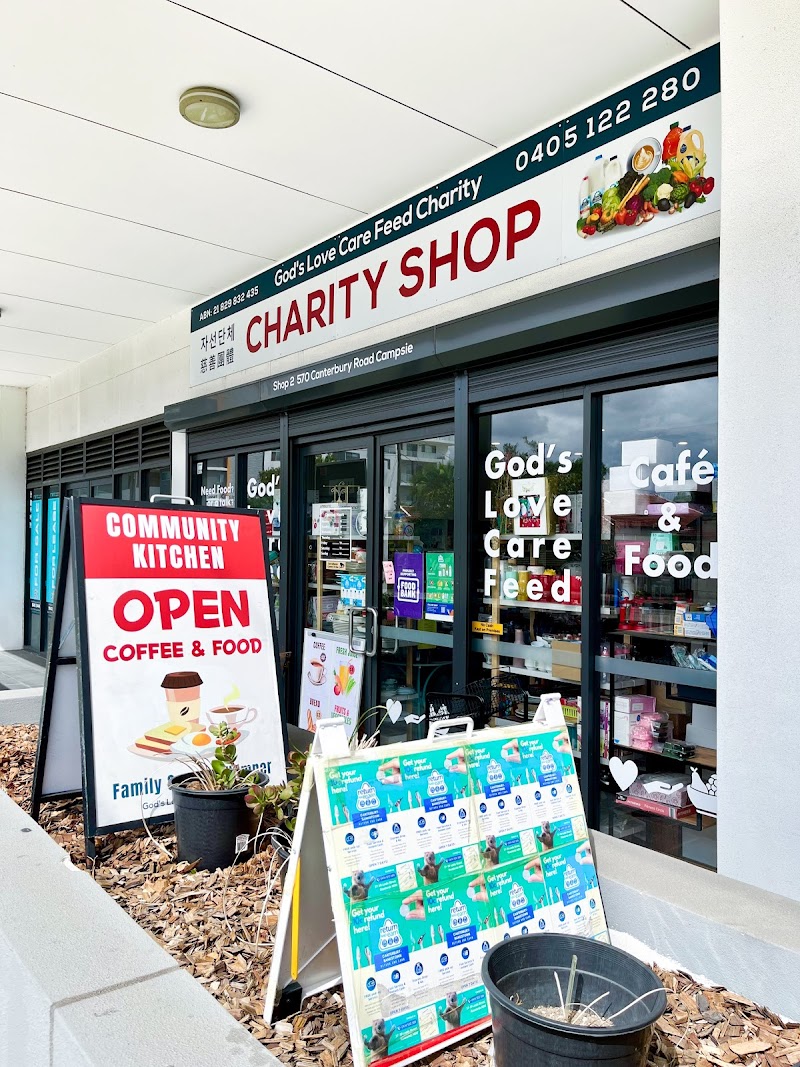 Check out God’s Love Care Feed Charity Shop Campsie in Campsie