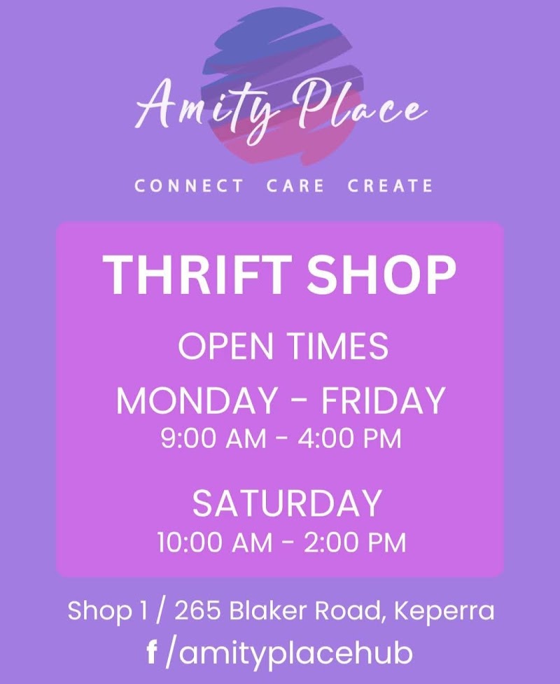 Check out Amity Place Thrift Shop Keperra in Keperra