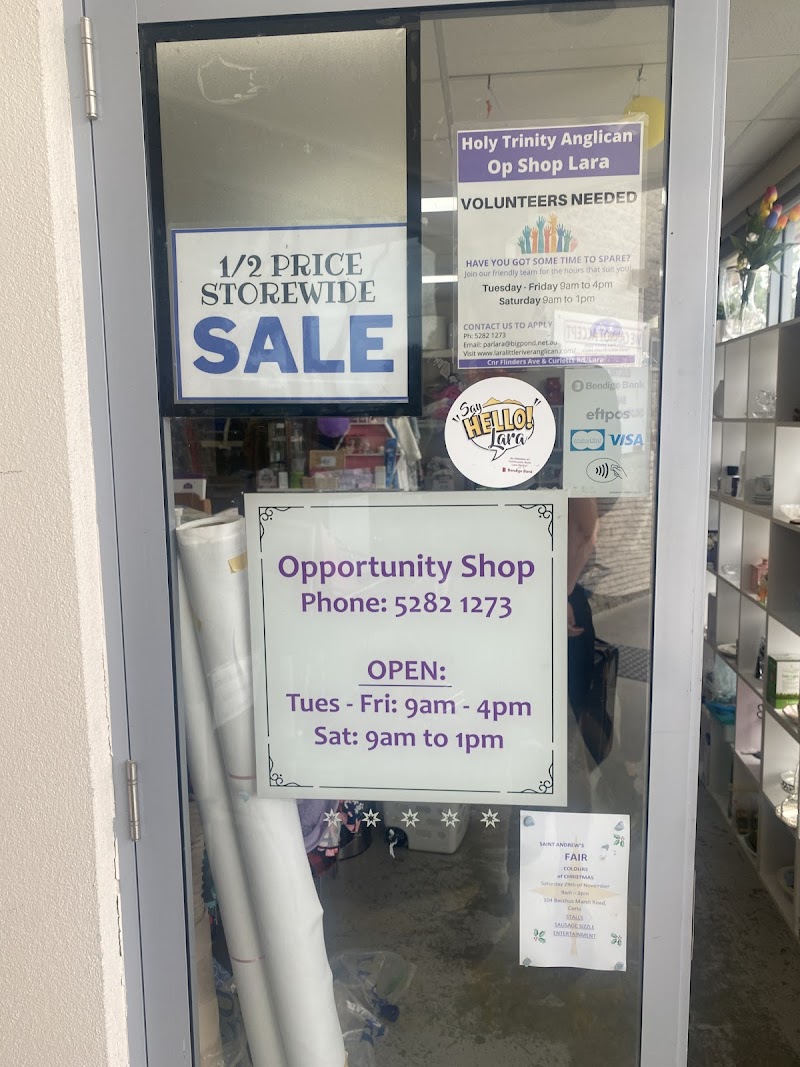 Check out Holy Trinity Lara Op Shop in Lara