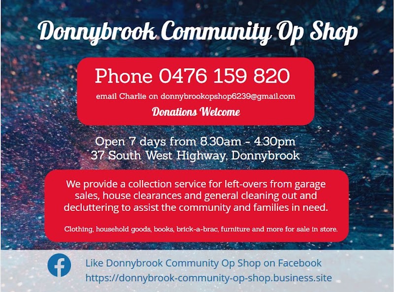 Check out Donnybrook Community Op Shop in Donnybrook