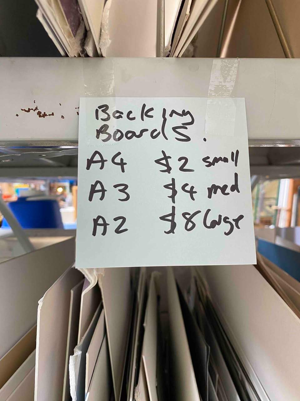 Hi!! It's me... If you're into art, or want to frame art, we have a good selection of framing timber and boards - Starting at $2- you'll want to take a look.