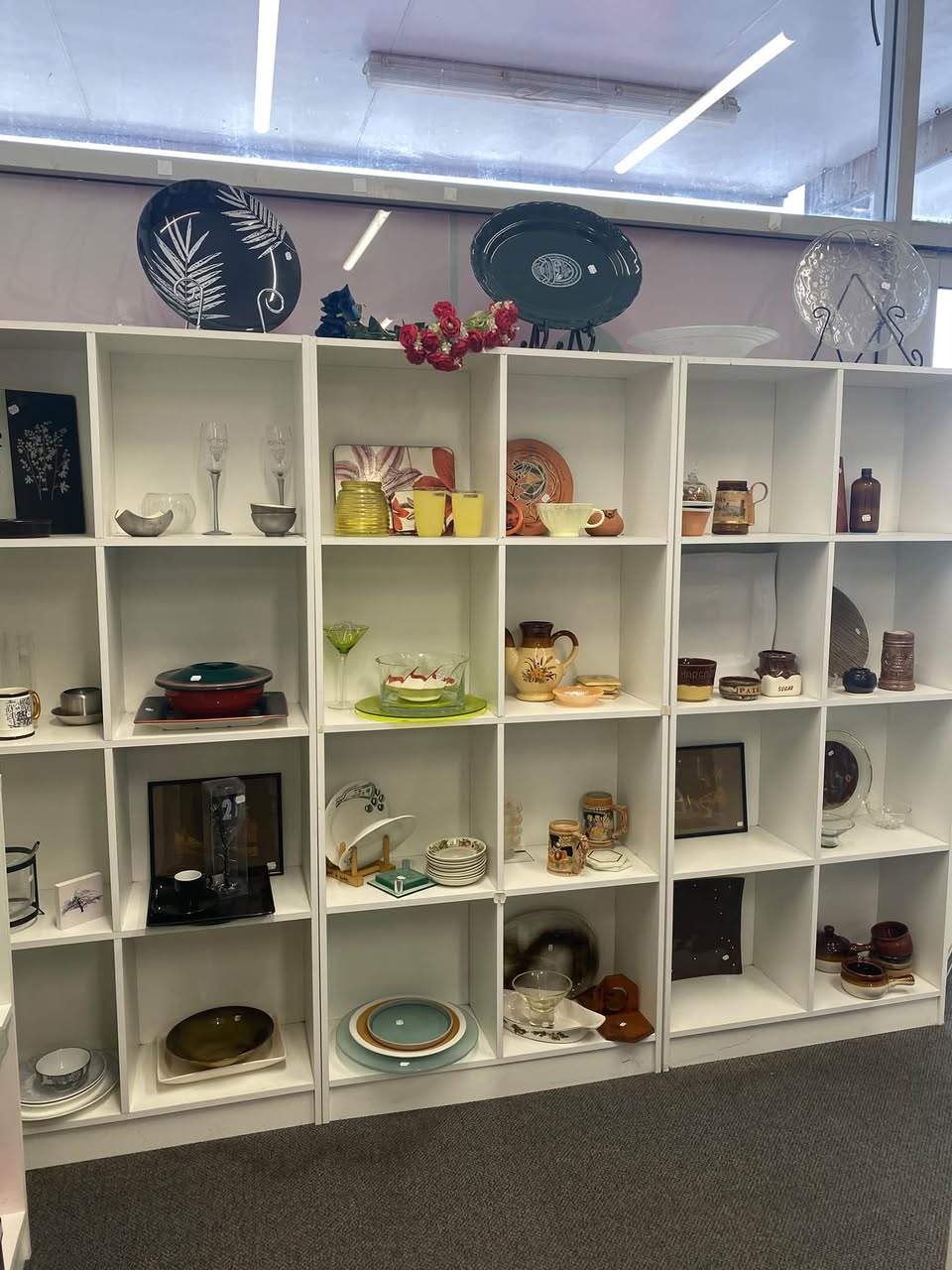 Half price on all winter clothing, Homewares and bric-a-brac.