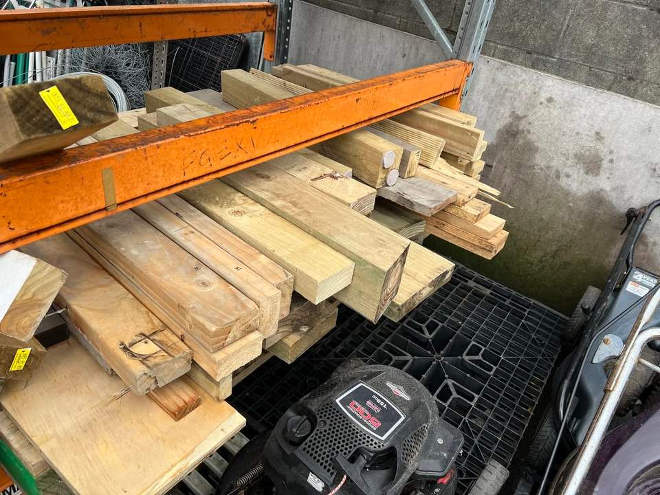 Hi There! Me Here! You know those times in the middle of a DIY, or at the start, when you just want a smallish piece of timber - And you don't want to have to spend a fortune on a piece that's more than you need? Well - We're recycling timber and, while we're just starting, ever increasing loads are coming down from the landfill, where we're happy to take good offcuts etc from you - The more the better! We sell it too - At the shop - Cheap as chips - Come and check us out!