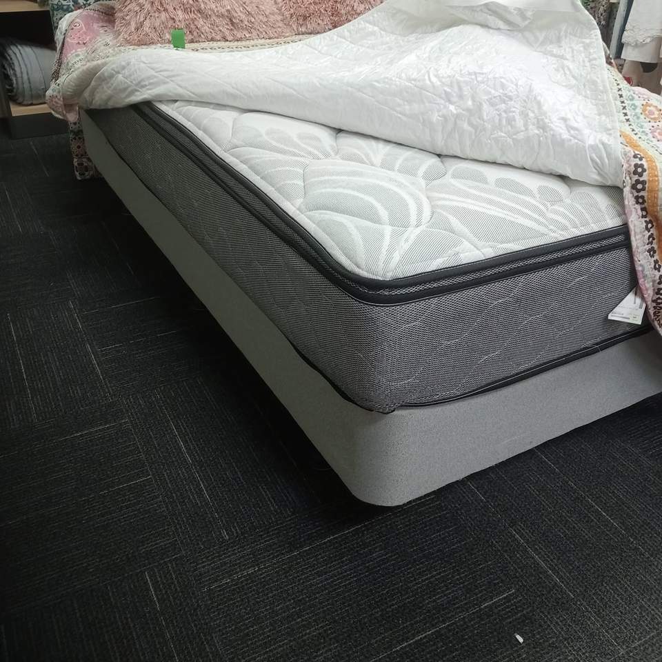 OK STRATFORD… WE’VE BEEN A LITTLE QUIET, BUT WE’RE BACK!
We haven’t posted much lately because we’ve been absolutely under the pump behind the scenes — but the shop certainly hasn’t been standing still!
And first up… somebody PLEASE give this guy a new home
 FUTON SOFA BED — JUST $10!
Yep. TEN DOLLARS.
It’s been hanging around with us for far too long and we reckon it’s time it packed its bags!
 Perfect for a spare room, sleepout, flat or somewhere you just need an extra bed.
 Lovely King Single Bed — $68
AND…
 We have a near-new QUEEN BED being made up as we speak!
We’ll get photos up as soon as it’s ready, so FOLLOW OUR PAGE & KEEP YOUR EYES PEELED because you’re going to want to see this one.
We’ve got plenty more happening in store too, so if you haven’t visited us for a while, it might be time for another treasure hunt!
 QUICK QUESTION…
What do you want us to post MORE of?
 Furniture
 Clothing
 Electricals
 Vintage & unusual finds
 Crazy cheap bargains
Drop yours in the comments!
 And tag your bargain-hunting mate who needs to know about that $10 futon!
 Stratford Hospice Shop
 Tuesday–Friday | 9am–3pm
 Saturday | 9am–1pm
 Every purchase helps support Hospice care across Taranaki.
And seriously… someone come get this futon.