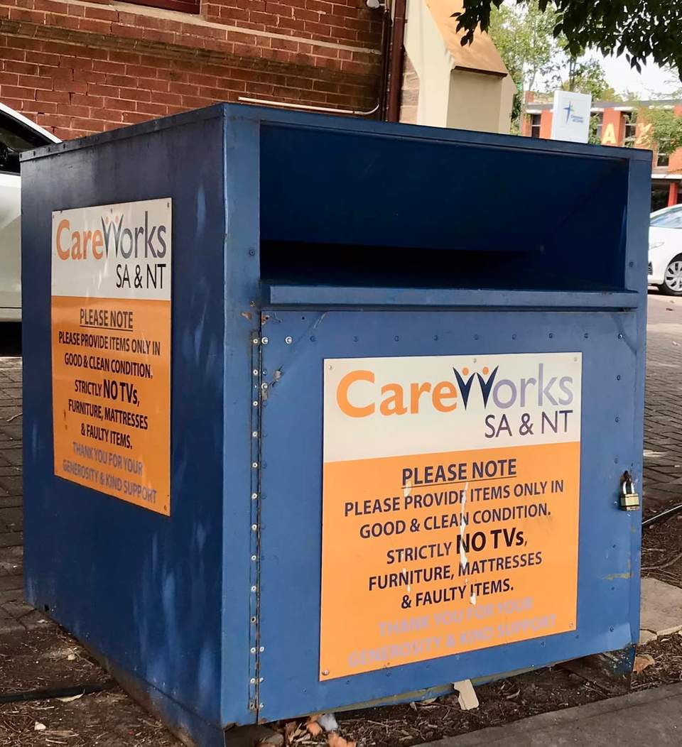 In our local area we have two DONATION BINS located on the corner of Danby Street and Henley Beach Road, Torrensville (next to Thebarton Theatre) and another at 3 Allen Avenue, Brooklyn Park (in the church car park). Your donations are also most welcome at the shop (209 Henley Beach Road) during opening hours Mon-Fri 10-2pm / Saturdays 10-1pm. Thank you all for your ongoing patronage and your quality donations which enable us to continue offering assistance to those in need. 🙏🙏🙏