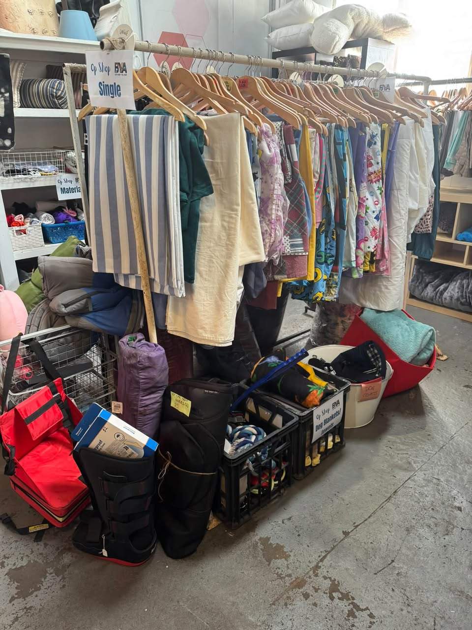 HAPPY THURSDAY FOLKS!
We are open today 9:30-2:30 so come on down!
We are accepting donations and have plenty to look through!
Have added an extra pic today for those asking about the sizing on the purple Doc's (they are still available
)
Hope to see you all today!
Open everyday except Tuesday 9:30-2:30