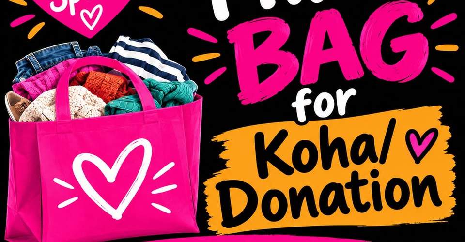 Fill A Bag for koha/donation or non-perishable pantry items