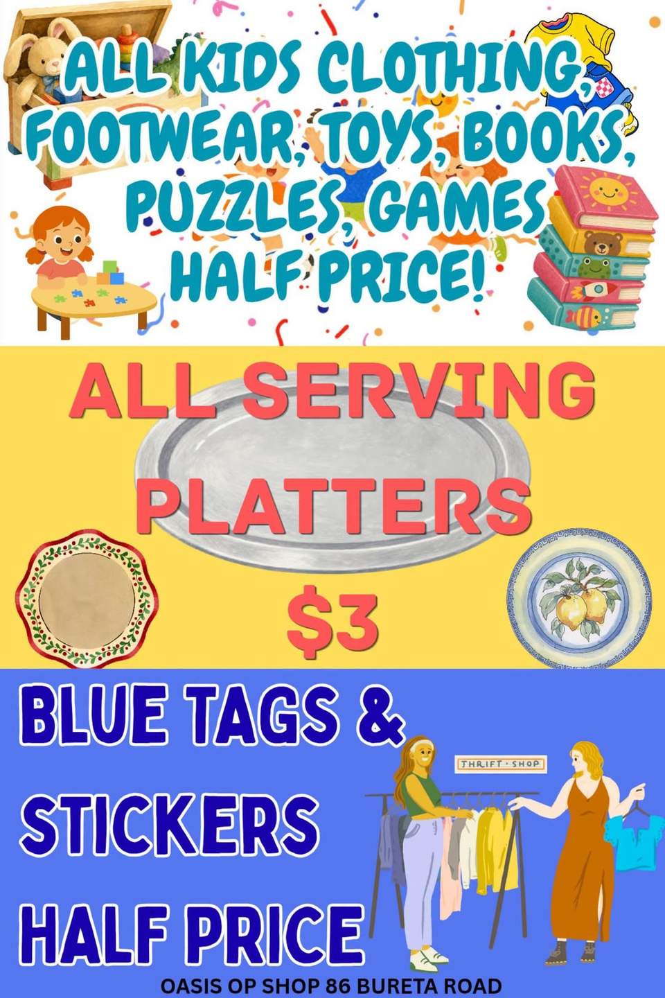2 new sales this week and our fabulous kids sale is still continuing! See you in store