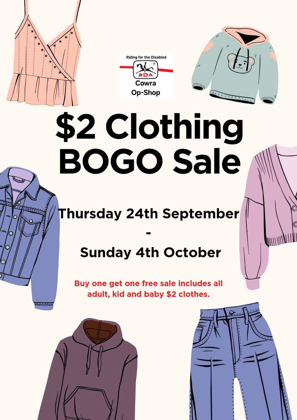Sale Starts Tomorrow