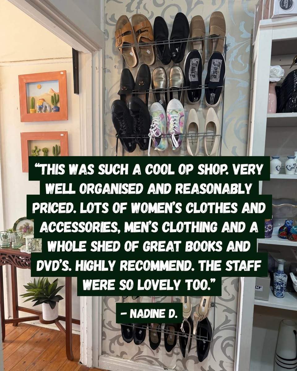 Our
 Google reviews mean the world to us. Here’s what some of our wonderful customers have been saying about us…
#sydneyopshops #opshopping #dural
