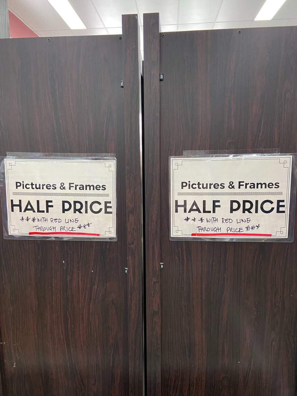 ***Grab a bargain***
Markdowns on selected furniture, pictures and winter clothes.
Open today until 5
CLOSED TOMORROW
Open Saturday 9-5
