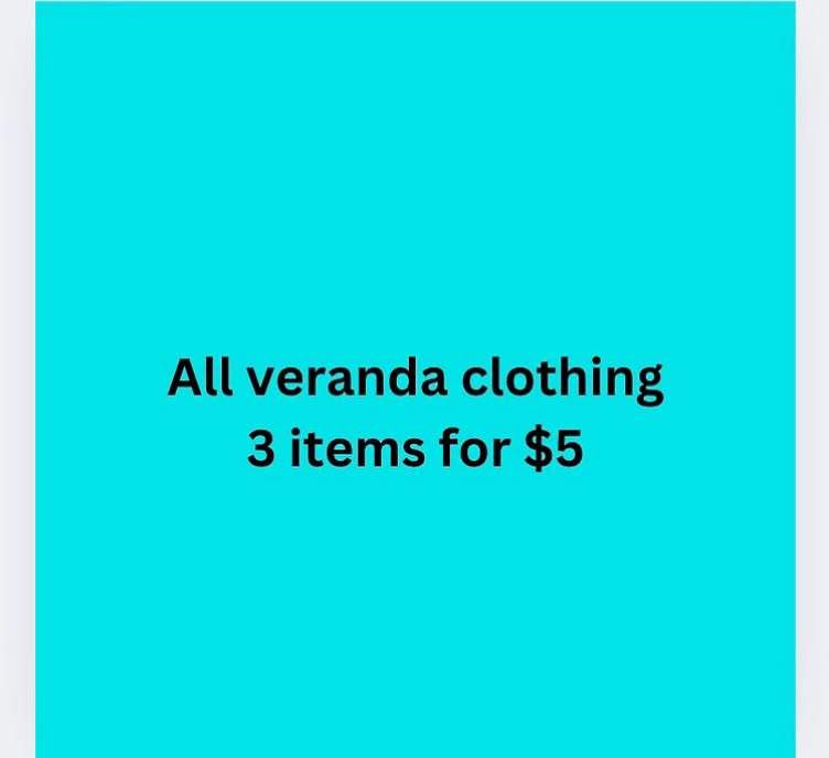 Our veranda stock has been refreshed with new clothing. Inside racks have also been restocked with new items #opshopfinds #bargainshopper #clothingsale #opshopgoldcoast