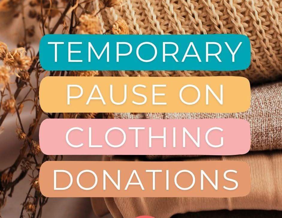 Benalla you’ve been so very generous!
Our incoming clothing donations have never looked so healthy, and we are filled to the brim.
We just need a little time to sort out our storerooms.
Thank you for your support, it is truly incredible.